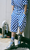 ボーンチャンプス(BORN CHAMPS)  BC-R CHECK PANTS BLUE CEQBMTP01BL