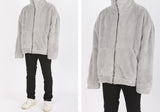 ランベルシオ(LANG VERSIO) 272 Printed Fleece Jacket (GY)