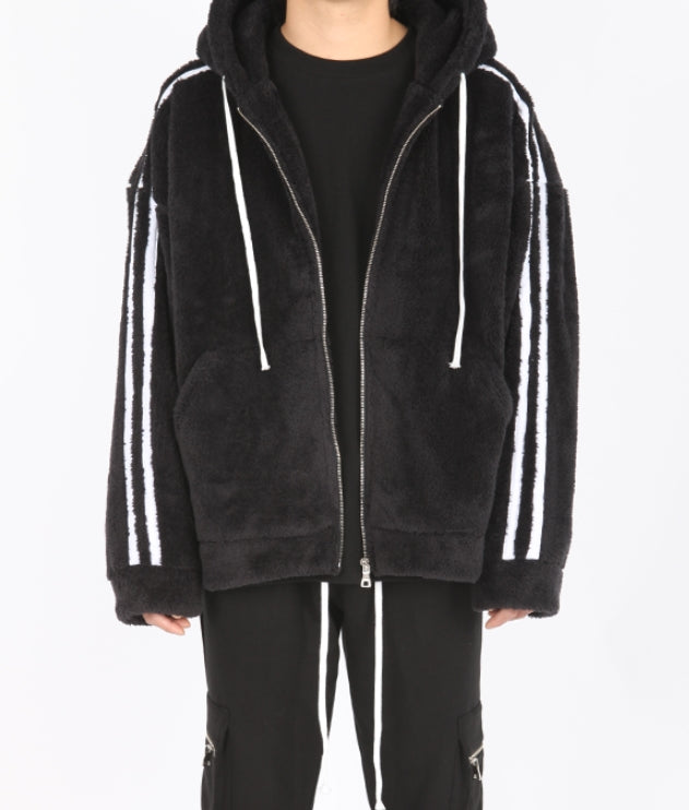 ランベルシオ(LANG VERSIO) 273 Two-Line Fleece Hooded Zip-Up