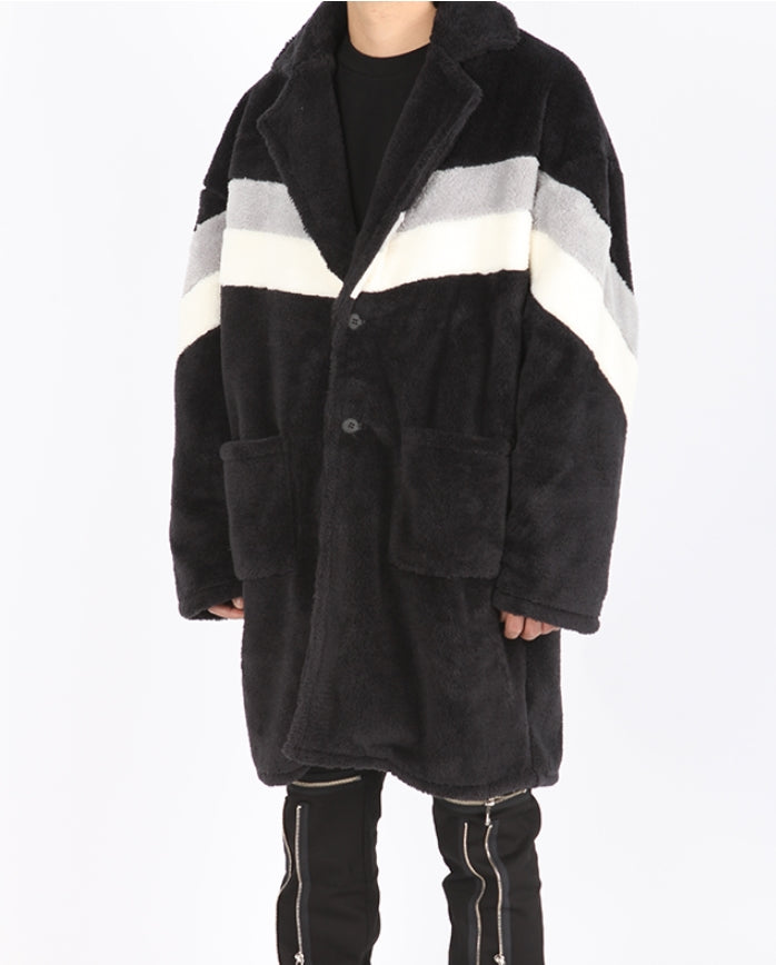 ランベルシオ(LANG VERSIO) 275 acromatic fleece coat