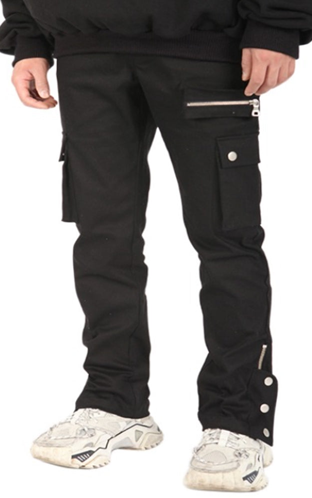 ランベルシオ(LANG VERSIO) 282 snap pocket black jeans