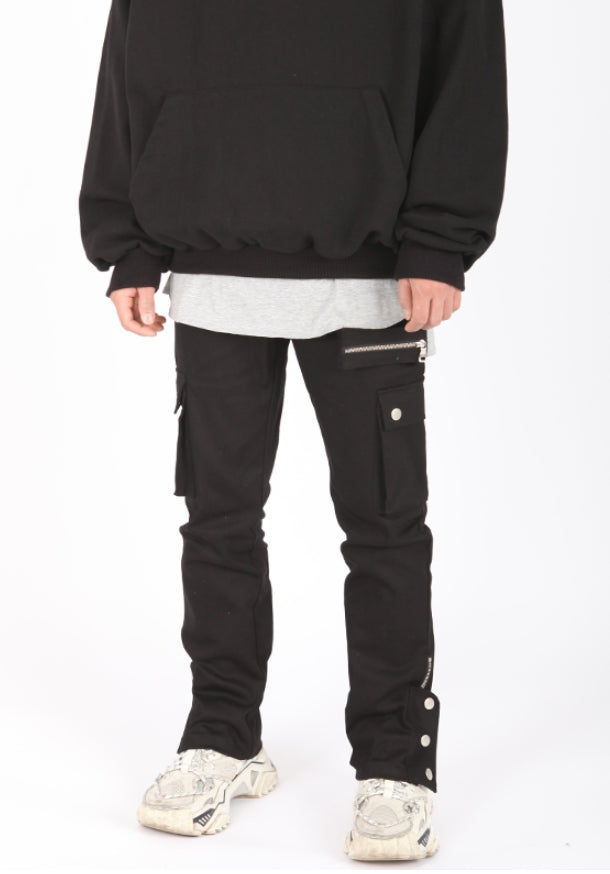 ランベルシオ(LANG VERSIO) 282 snap pocket black jeans