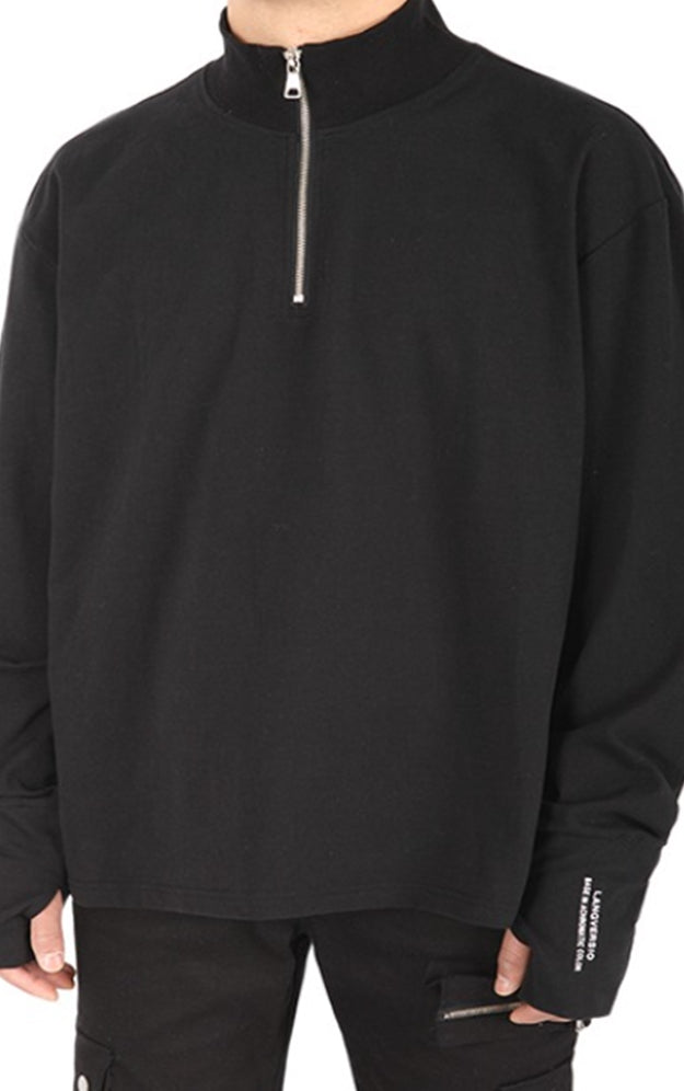 ランベルシオ(LANG VERSIO) 283 hand warmer zipper High neck