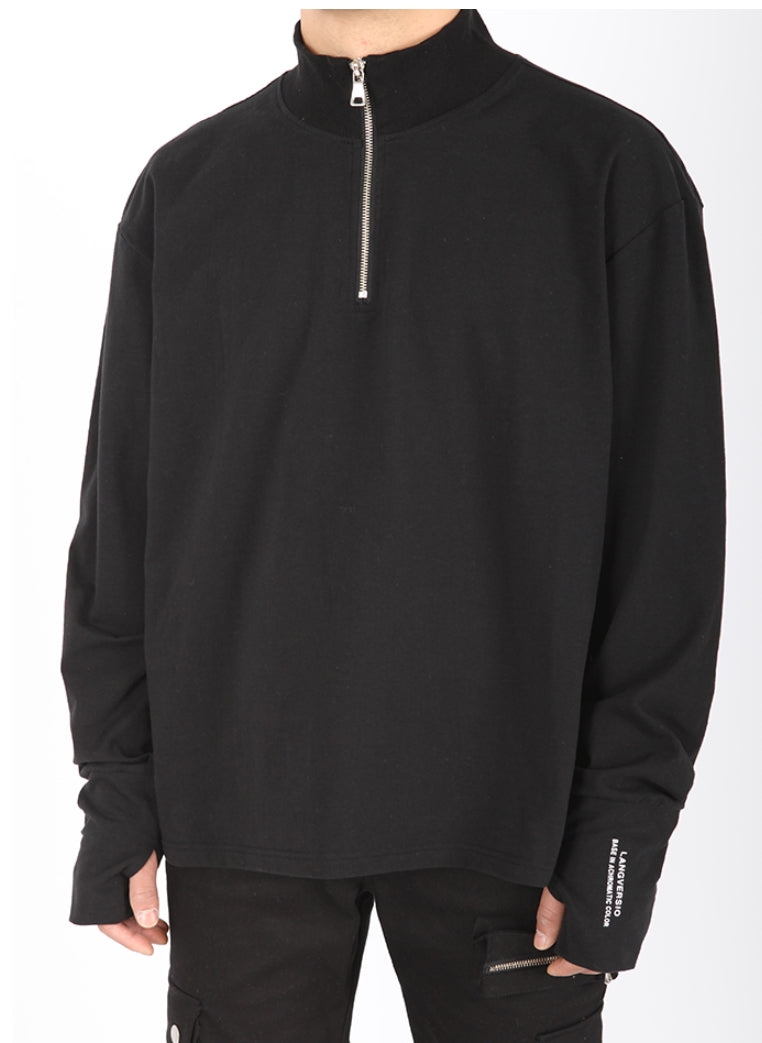 ランベルシオ(LANG VERSIO) 283 hand warmer zipper High neck