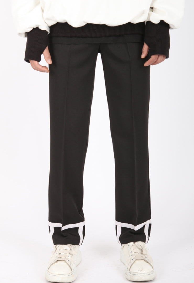 ランベルシオ(LANG VERSIO) 284 line semi-wide slacks