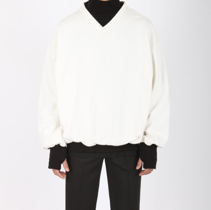 ランベルシオ(LANG VERSIO) 285 V Neck Hand Warmer Mok Polar (WH)