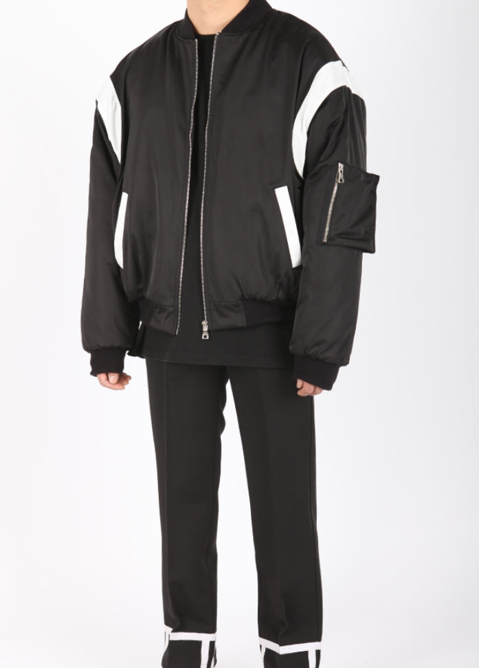 ランベルシオ(LANG VERSIO) 286 color matching aviation jumper padding (MA-1)