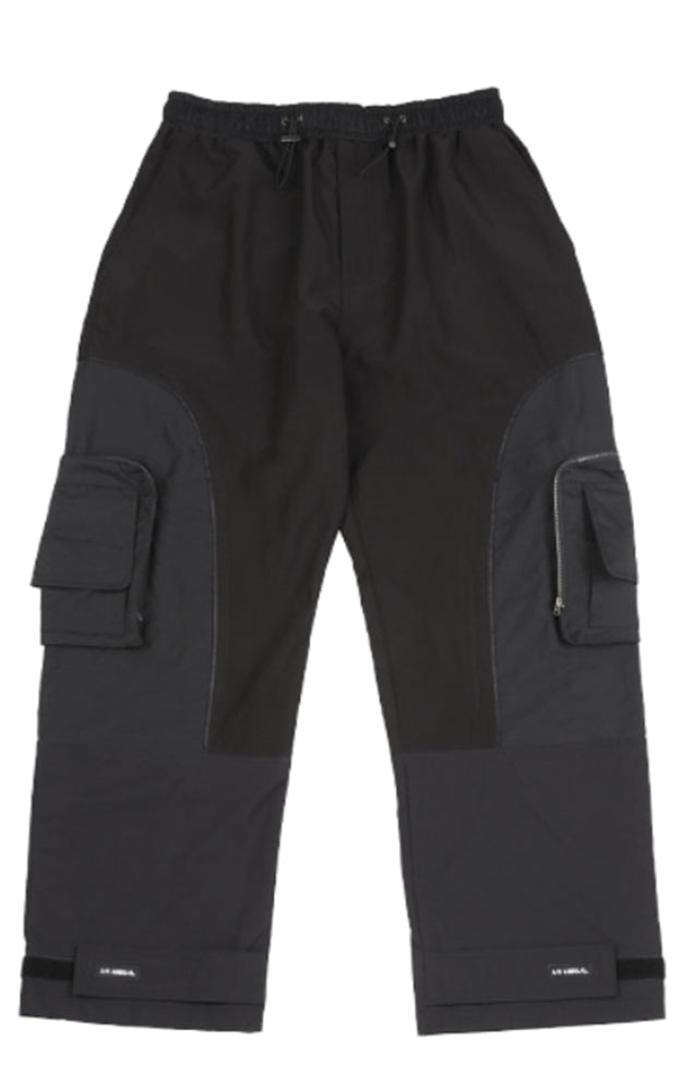 アジョバイアジョ（AJOBYAJO) Tri Mixed Cargo Nylon Pants [Black]