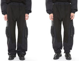 アジョバイアジョ（AJOBYAJO) Tri Mixed Cargo Nylon Pants [Black]