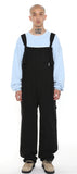 アジョバイアジョ（AJOBYAJO) Washed Cotton Ribbon Overall [Black]