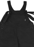 アジョバイアジョ（AJOBYAJO) Washed Cotton Ribbon Overall [Black]