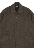 アジョバイアジョ（AJOBYAJO)  Check Raglan Overcoat [Brown]