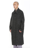 アジョバイアジョ（AJOBYAJO)  Herringbone Raglan Overcoat [Black]