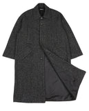 アジョバイアジョ（AJOBYAJO)  Herringbone Raglan Overcoat [Black]