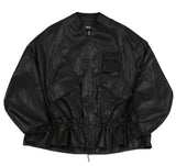 アジョバイアジョ（AJOBYAJO)  Fake Leather Fisherman String Jacket [Black]