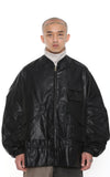 アジョバイアジョ（AJOBYAJO)  Fake Leather Fisherman String Jacket [Black]