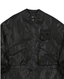 アジョバイアジョ（AJOBYAJO)  Fake Leather Fisherman String Jacket [Black]