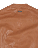 アジョバイアジョ（AJOBYAJO)  Fake Leather Fisherman String Jacket [Camel]