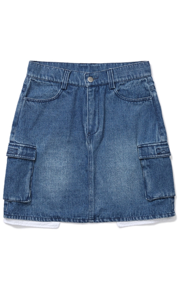 ボーンチャンプス(BORN CHAMPS) BCG POCKET DENIM SKIRT CESCGSK01BL