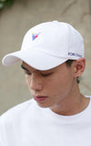 ボーンチャンプス(BORN CHAMPS)   V SYMBOL CAP WHITE CEQFMCA06WH