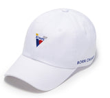 ボーンチャンプス(BORN CHAMPS)   V SYMBOL CAP WHITE CEQFMCA06WH