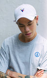 ボーンチャンプス(BORN CHAMPS)   V SYMBOL CAP WHITE CEQFMCA06WH