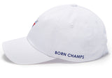 ボーンチャンプス(BORN CHAMPS)   V SYMBOL CAP WHITE CEQFMCA06WH