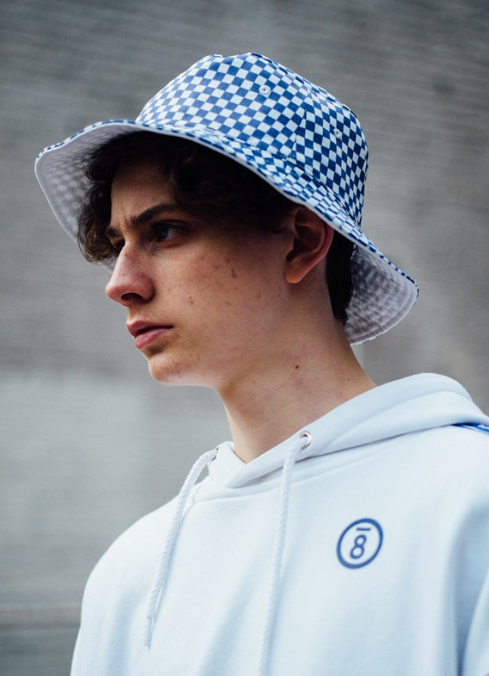 ボーンチャンプス(BORN CHAMPS) BC TAPE BUCKET HAT WHITE CEQFMCA03WH