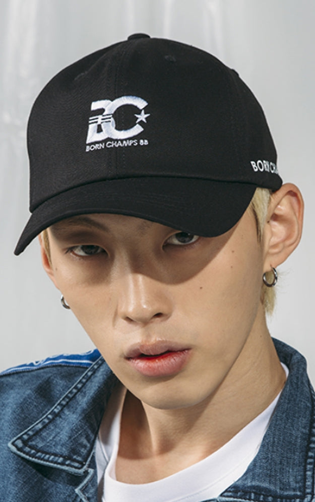 ボーンチャンプス(BORN CHAMPS)  BC MARK CAP BLACK CEQFMCA11BK