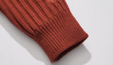 ダブルユーブイプロジェクト(WV PROJECT)  Peanut Butter Turtleneck Knit Red Brown CJKN7434