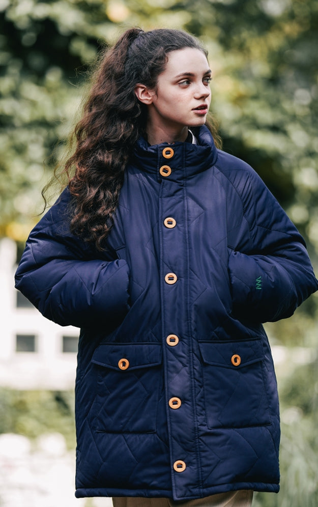 ダブルユーブイプロジェクト(WV PROJECT)  Palette MIDI Duckdown Navy CJOT7401