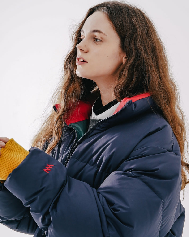 ダブルユーブイプロジェクト(WV PROJECT)  Genoa Puffer Duckdown Navy CJOT7412