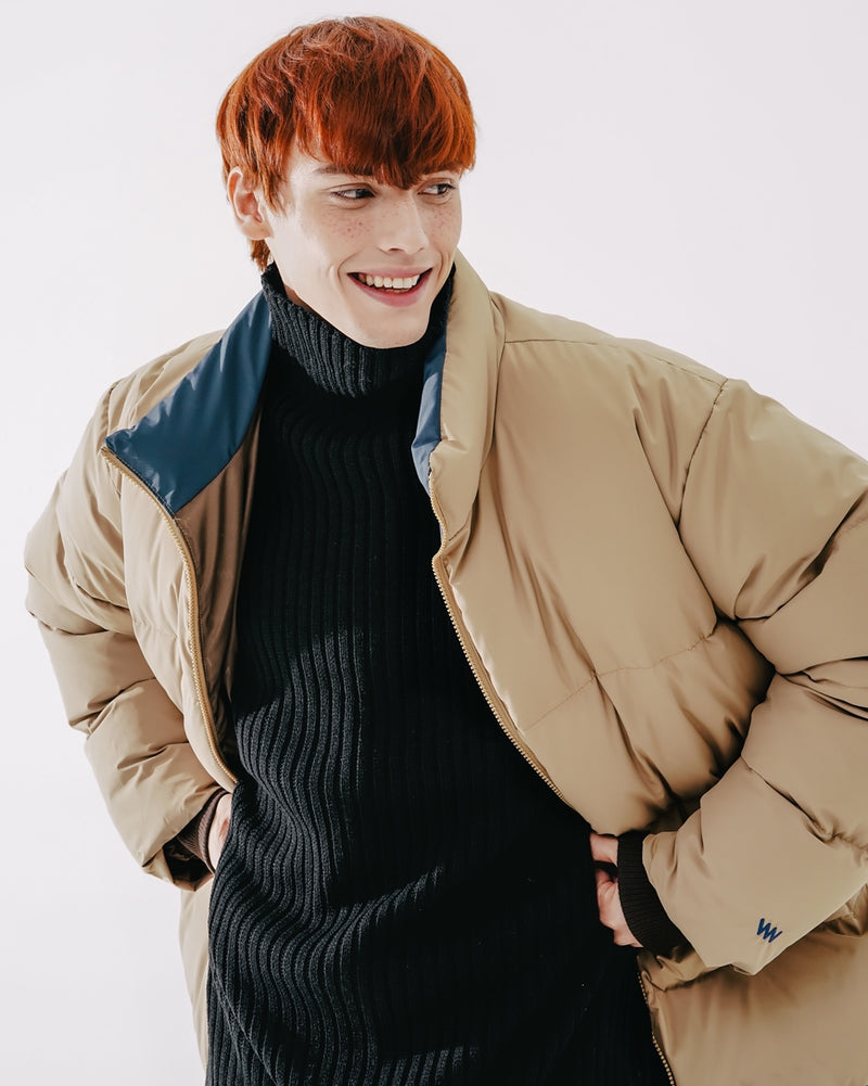 ダブルユーブイプロジェクト(WV PROJECT)  Genoa Puffer Duckdown Beige CJOT7412