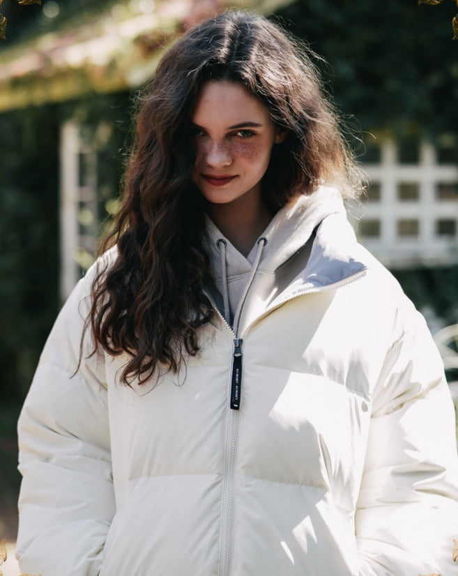 ダブルユーブイプロジェクト(WV PROJECT)  Genoa Puffer Duckdown Cream CJOT7412