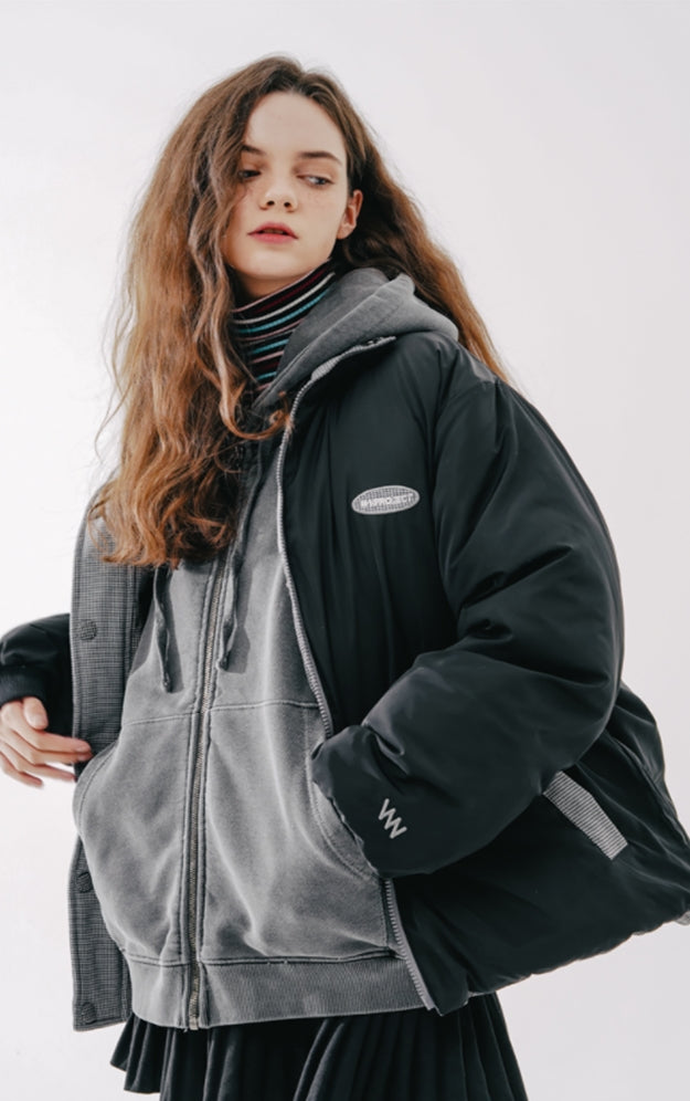 ダブルユーブイプロジェクト(WV PROJECT)  Flop Reversible Duckdown Parka Black MJOT7399