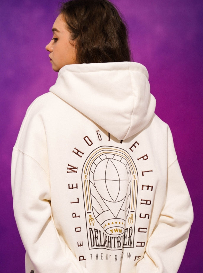 ティーダブリューエヌ(TWN)  ARCH AIR HOODIE IVORY JEHD3301