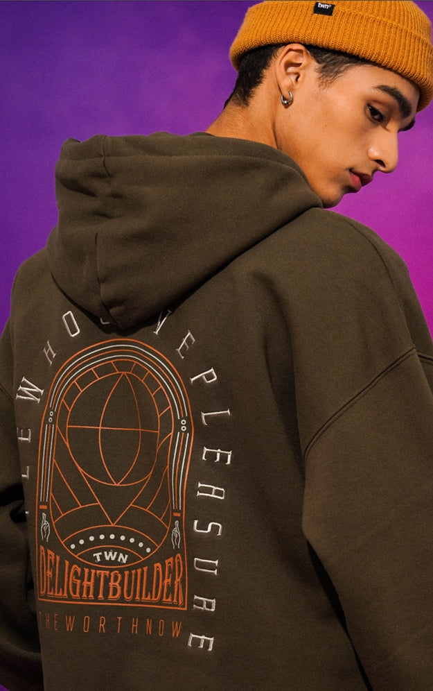 ティーダブリューエヌ(TWN)  ARCH AIR HOODIE KHAKI JEHD3301