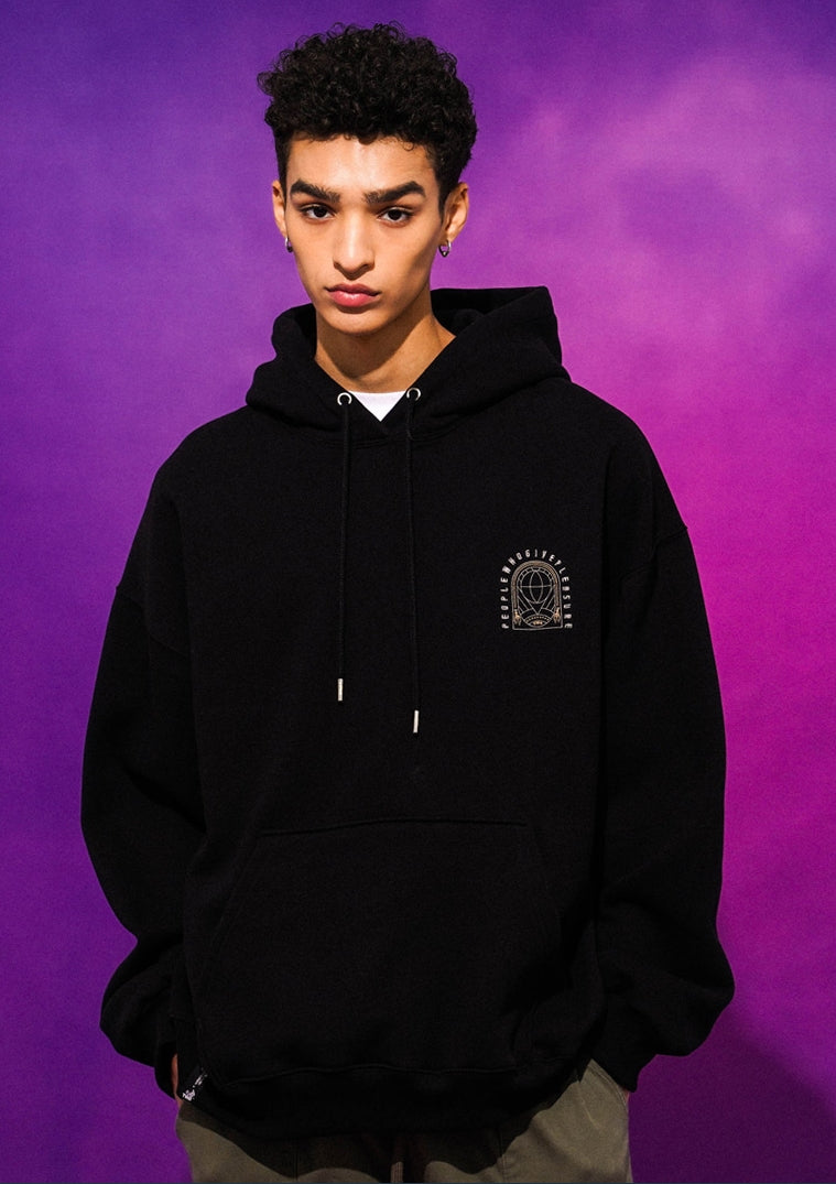 ティーダブリューエヌ(TWN)  ARCH AIR HOODIE BLACK JEHD3301