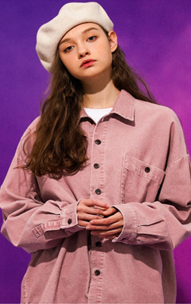 ティーダブリューエヌ(TWN)  WASHING CORDUROY SHIRTS SHLS3315