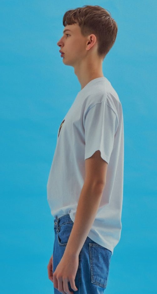 AQO_studiospace(アコスタジオスペース)  AQO ERIC BEAR T-SHIRTS WHITE