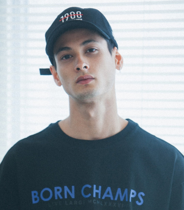 ボーンチャンプス(BORN CHAMPS)  BC 1988 BALL CAP BLACK CEQFMCA04BK