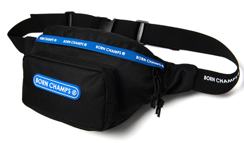 ボーンチャンプス(BORN CHAMPS) TWO LINE WAIST BAG CESFMBG04BK