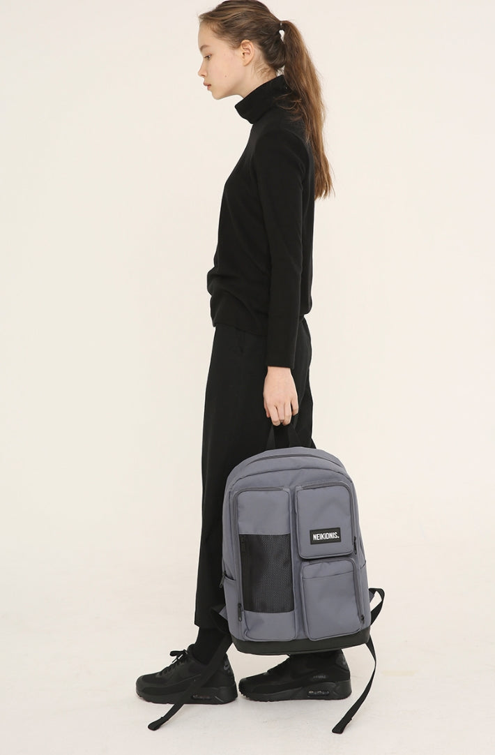 ネイキドニス(NEIKIDNIS)  MESH SQUARE BACKPACK / CHARCOAL