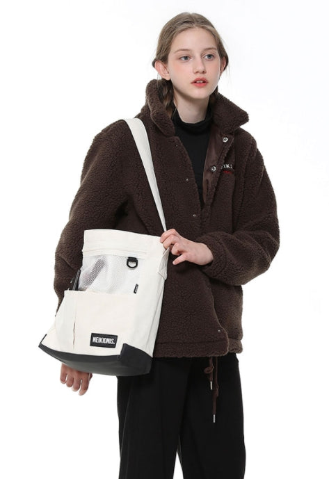 ネイキドニス(NEIKIDNIS)  CANVAS POCKET BAG / ECRU