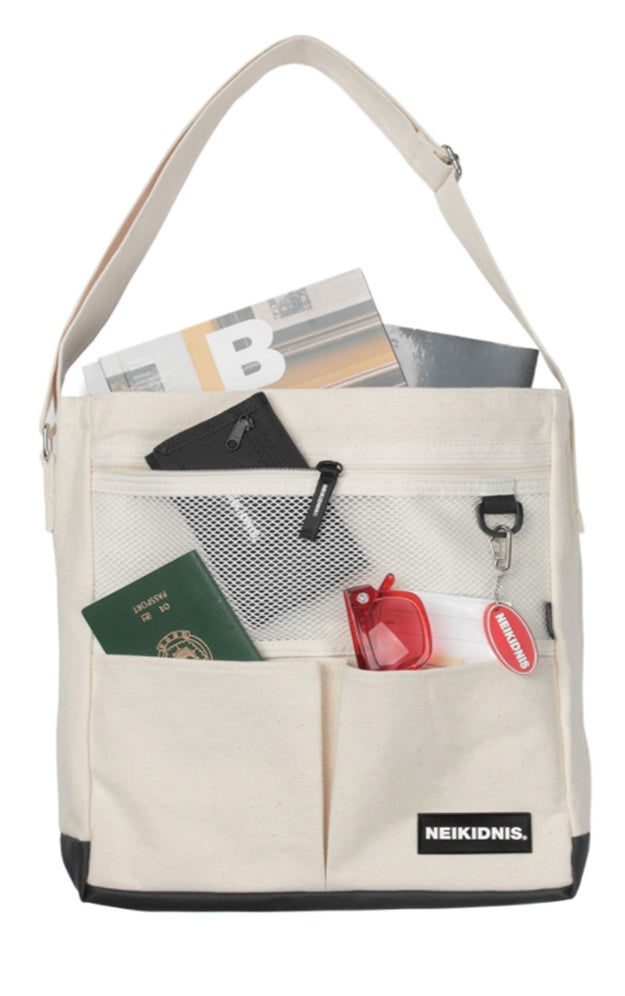 ネイキドニス(NEIKIDNIS)  CANVAS POCKET BAG / ECRU