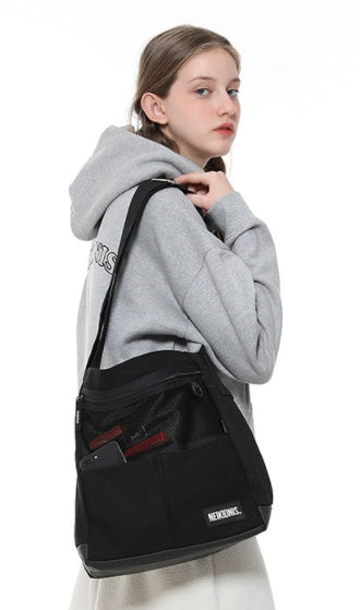 ネイキドニス(NEIKIDNIS)  CANVAS POCKET BAG / BLACK