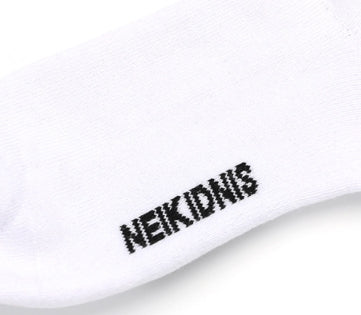 ネイキドニス(NEIKIDNIS)  NEI LOGO SOCKS / WHITE
