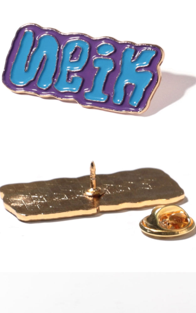 ネイキドニス(NEIKIDNIS)   NEIK LOGO PIN / PURPLE
