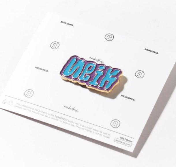 ネイキドニス(NEIKIDNIS)   NEIK LOGO PIN / PURPLE