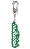 ネイキドニス(NEIKIDNIS)  LETTERING RUBBER KEY RING / GREEN